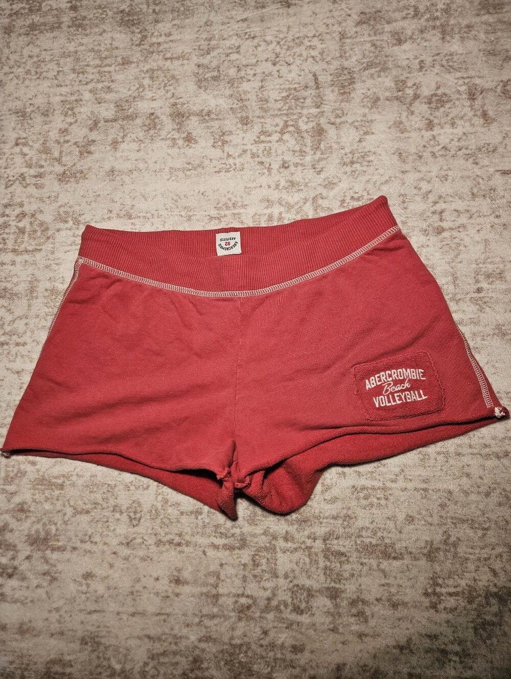 Abercrombie & Fitch Red Women's Athletic Shorts